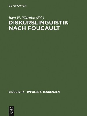 cover image of Diskurslinguistik nach Foucault